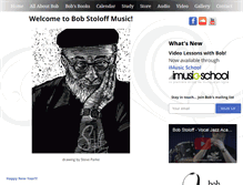 Tablet Screenshot of bobstoloffmusic.com